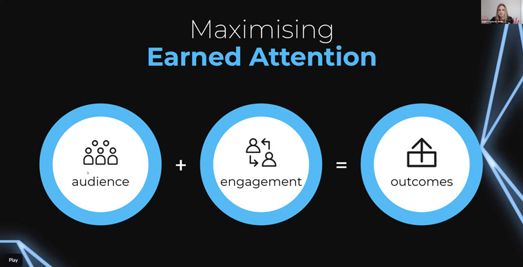 Suzie Cardwell, general manager/data and ad product, explained News Corp Australia's "earned attention" strategy.