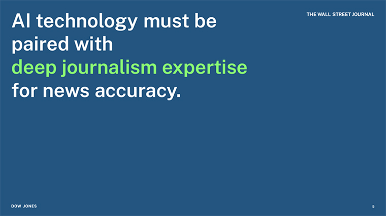 WSJ Japan learned the importance of combining journalistic expertise with AI technology.