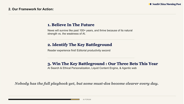 SCMP has outlined a framework for action to help move it into the future.