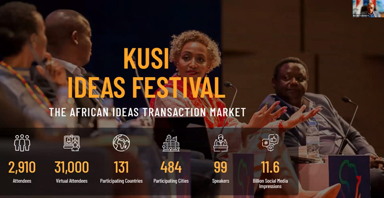 The Kusi Ideas Festival started in 2019 and continues to draw a large audience.