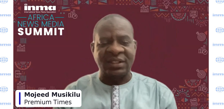 Mojeed Musikilu, editor-in-chief and chief operating officer at Premium Times in Nigeria, explained how the publisher's newsroom is experimenting with AI tools.