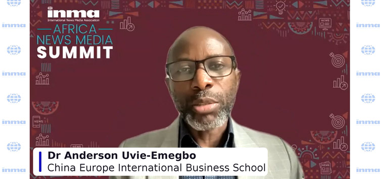 Dr Anderson Uvie-Emegbo, senior executive fellow at China European International Business School in Ghana, said news media companies throughout the continent need to learn from each other as they move forward with AI.