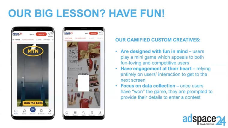 Fun is a key strategic lesson from the Media24 team.