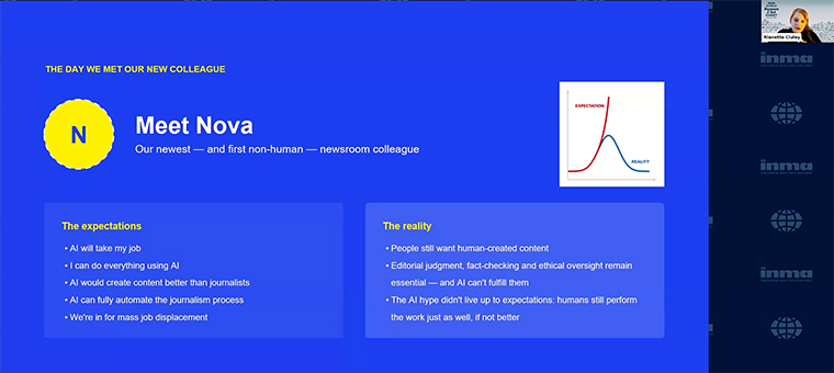 Nova has reinvented processes for the newsroom.