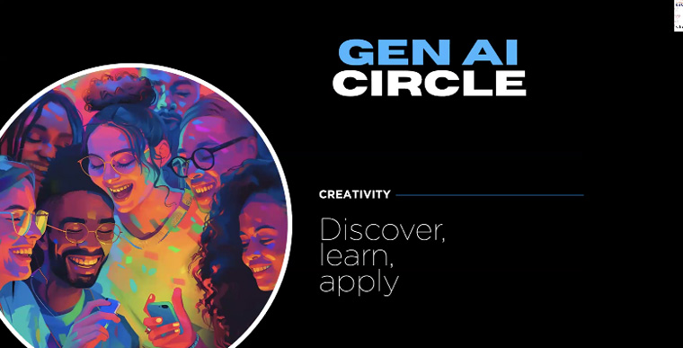 Charlene Rolls, head of Artificial Intelligence at Media24, explained the importance of a "GenAI circle" of employees at the company.