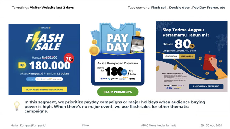 Subscription marketing is timed for when readers have more cash on hand.