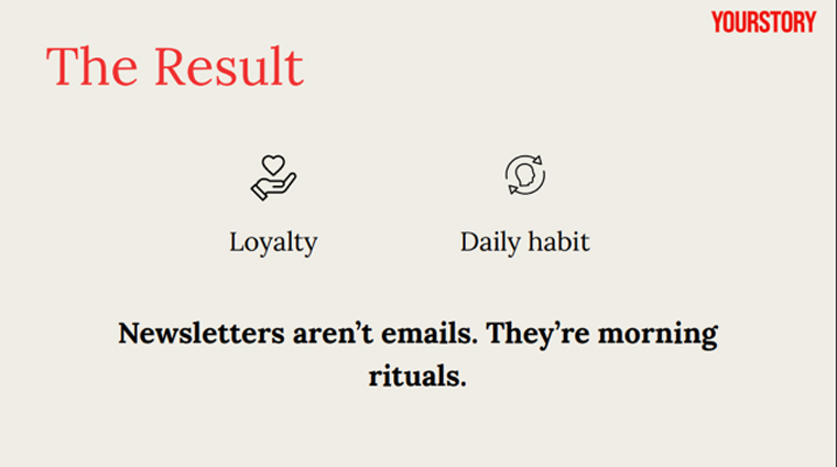 YourStory treats its newsletters as destinations.