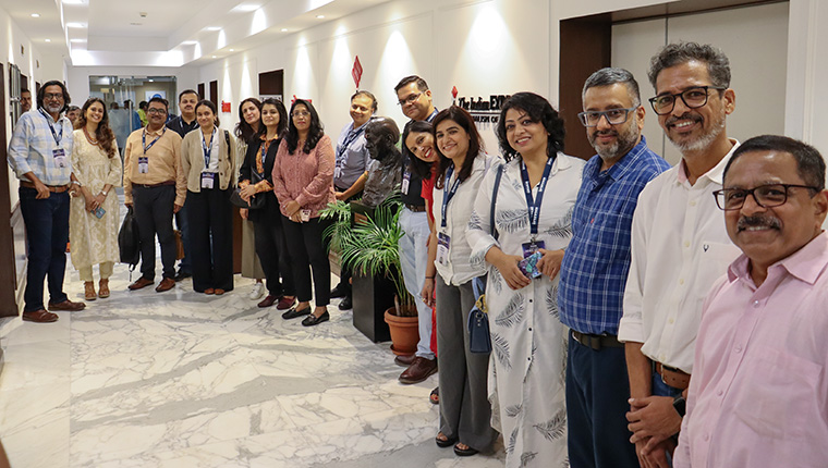 Attendees at the two-day study tour in Mumbai.