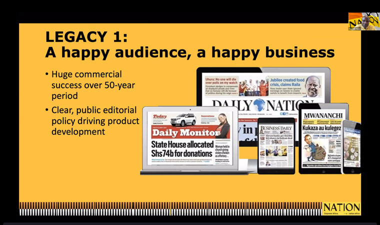 Kenya's News Media Group embraces its past as a part of its future.