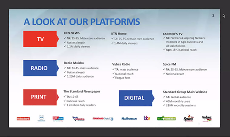 Standard Group makes sure its audience has access where and when they want by being on multiple platforms.