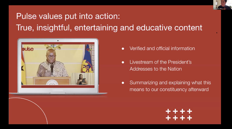The team produced live streams with sponsors during the early days of the pandemic.