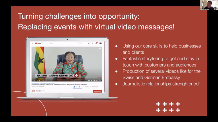 Like so many companies, Pulse created a virtual video message strategy during COVID.