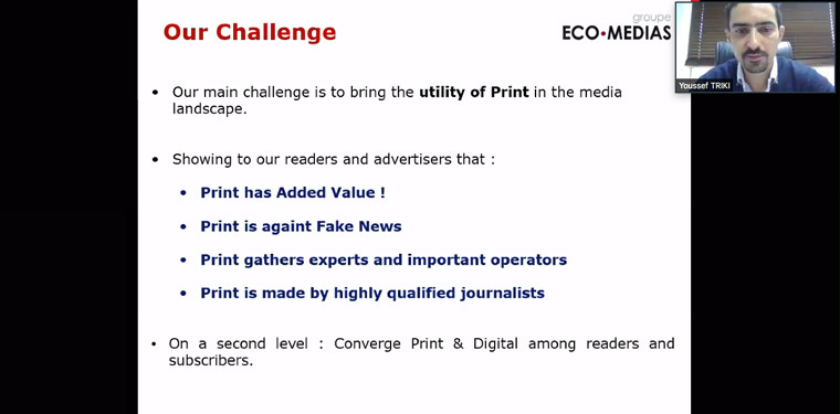 Print is the No. 1 advertising and audience strategy at Groupe Eco-Medias.
