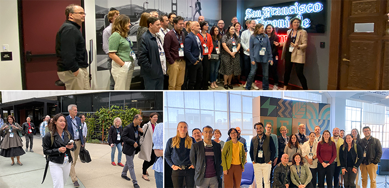 As they has done on previous study tours, attendees will make a return visit to the San Francisco Chronicle among its many stops.