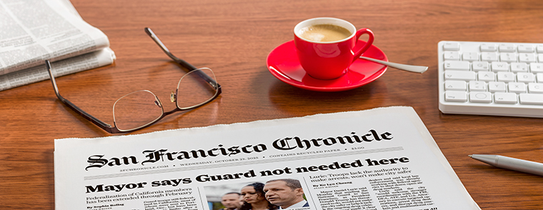San Francisco Chronicle readers pay more than they did in the past for their print subscriptions.