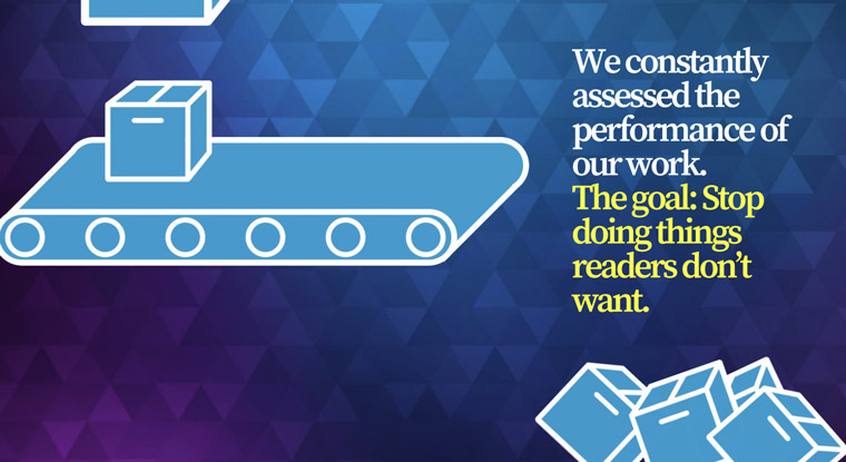 Decluttering content readers didn't want helped teams focus on what they did want.