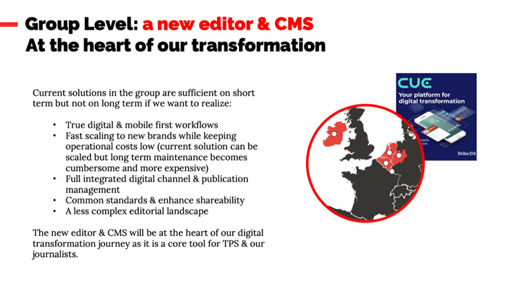 A company-wise CMS upgrade is key to the transformation journey at Mediahuis.