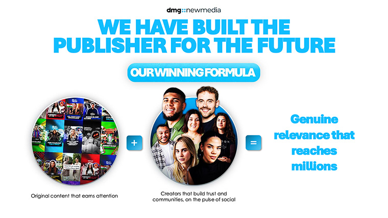 By building around creators that have trust with communities, dmg media is leveraging relevance to reach audiences.
