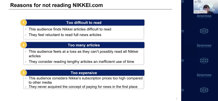 AI helps Nikkei repurpose its content in a way that better reaches young audiences, Seiya Shinhashi, product manager, said.