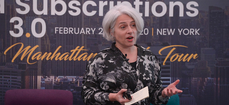 Catarina Carvalho, editor-in-chief at Diário de Notícias, warned about prematurely ending print publications.