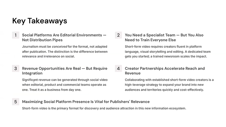 Grupo RBS developed five key takeaways based on what it has learned.