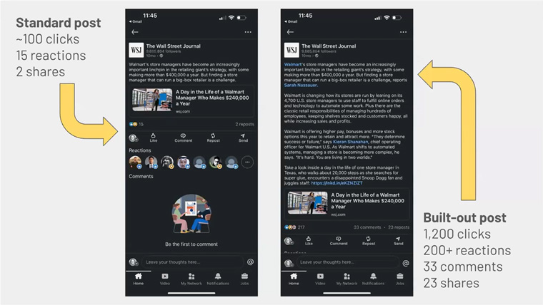 The Wall Street Journal has seen success from evolving its LinkedIn strategy, Jennifer Hicks, director of audience research, said.