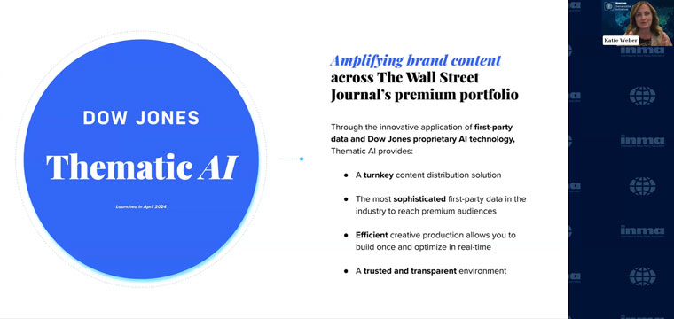 Thematic AI helps Dow Jones match brand content with the more relevant reader at the most relevant moment.