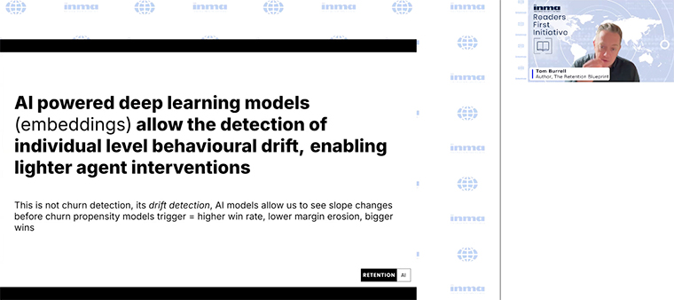 Behavioural drift happens before hard signals reflected in churn models show up.