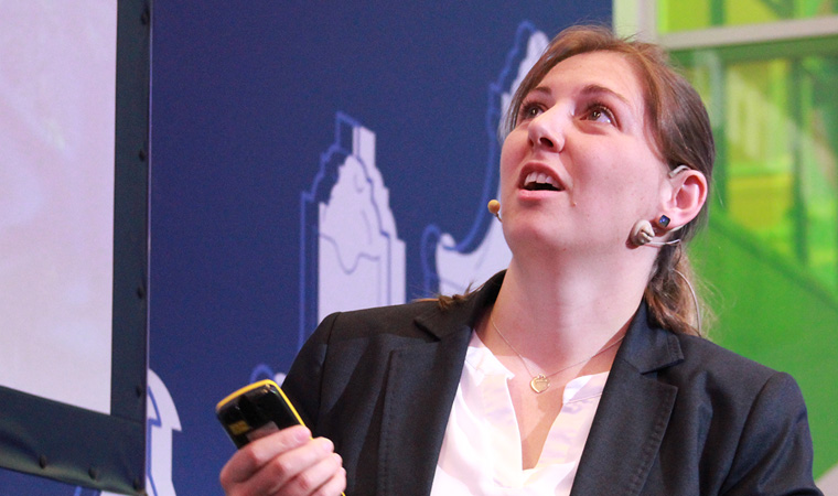 Isabelle Kovacsovics explained how Ringier uses Artificial Intelligence for content profiling.