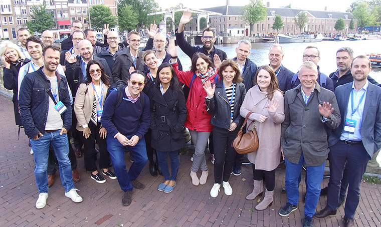 Thirty participants took part in the two-day study tour, visiting 11 innovative news media companies and support companies throughout Amsterdam.