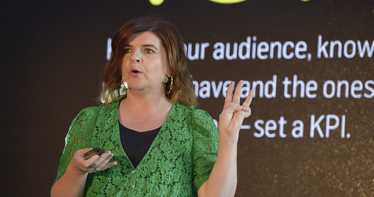 Eimear Moran presented the success The Irish Times had with drawing readers in through Food Month.