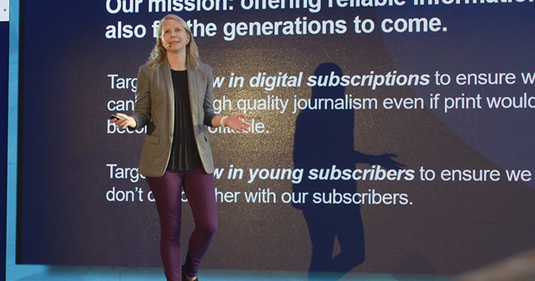 Veera Siivonen explained the impact Helsingin Sanomat’s “Land of the Free Press” campaign had across the world.