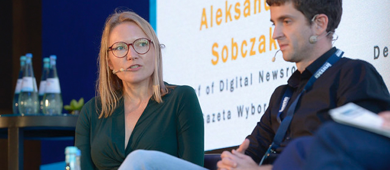 Aleksandra Sobczak, chief of digital newsroom at Gazeta Wyborcza, says the project was important but not fully embraced by readers.