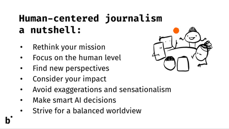 Henrichs believes these seven steps will build trust among news audiences.