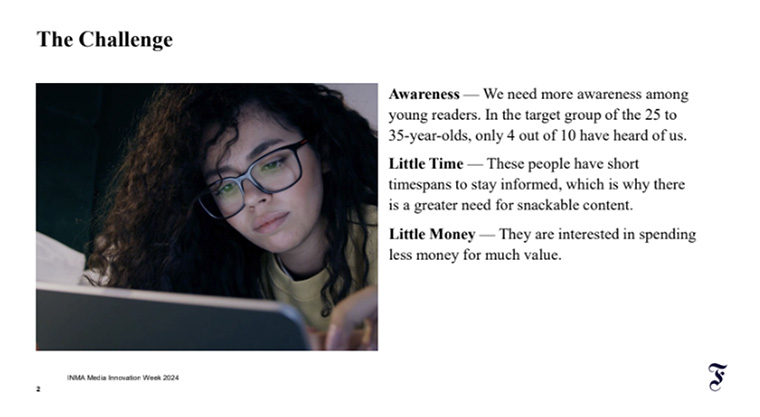 FAZ focused on increasing brand recognition to readers 25- to 35-years-old.