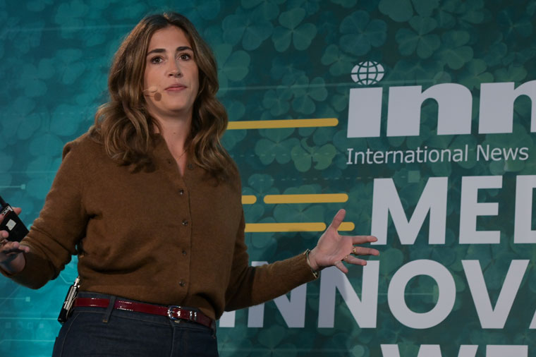 Kerstin Hasse reminded Media Innovation Week attendees that audiences want to be seen.