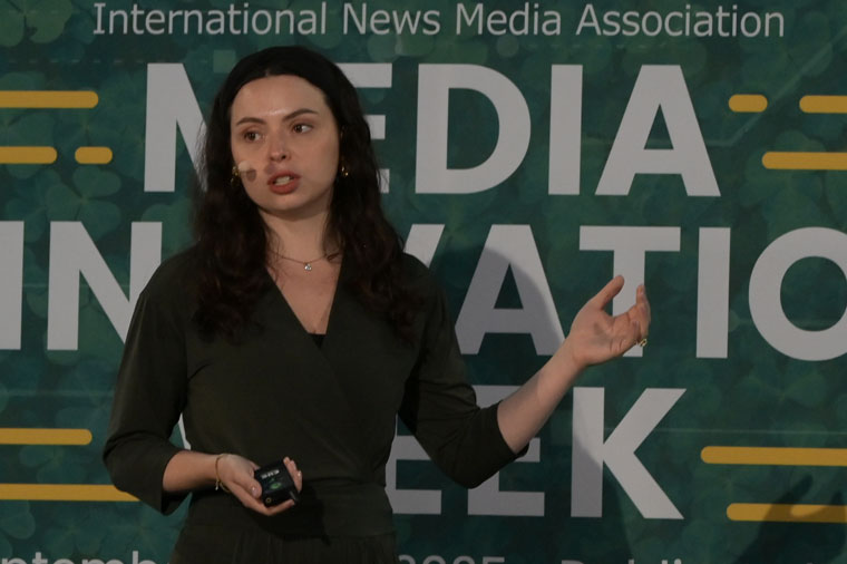 Sophia Smith Galer, an award-winning journalist and content creator, said authenticity is important for young audiences.