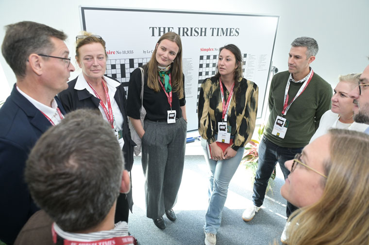 More than 40 attendees spent a day and a half at the debut INMA Media Innovation Week Newsroom Hub, hosted by The Irish Times.