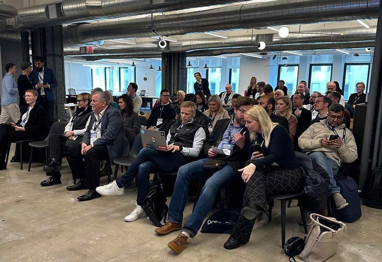 INMA study tour attendees learned about The Guardian's three-tiered membership model.