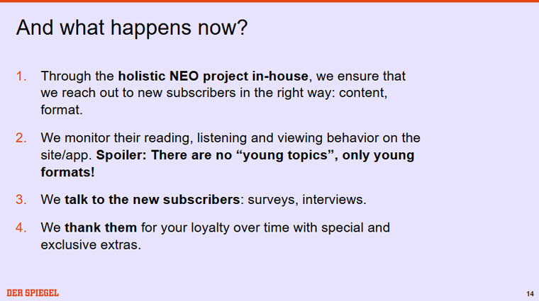 With its Brave Step project, Der Spiegel gave away 15,000 subscriptions in hopes of engaging a younger audience.