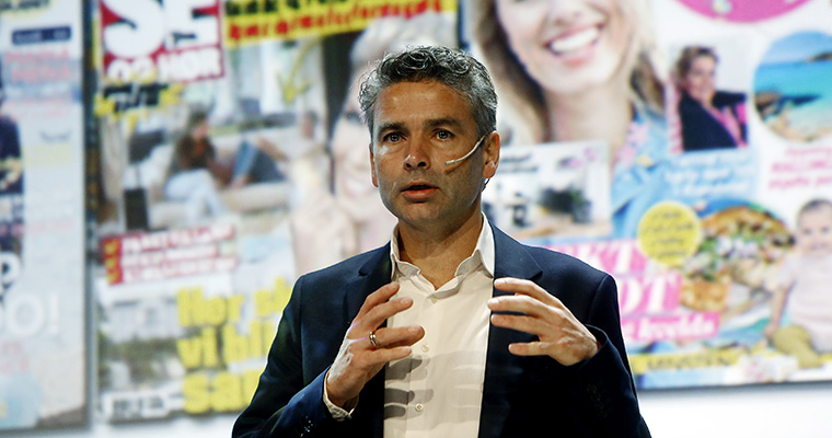 Stephan Granhaug, executive vice president of digital development and innovation at Aller Media, spoke at INMA's European News Media Conference about the digital transformation process.