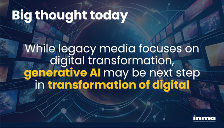 AI is moving from something media executives were excited about, to something they feared, to perhaps an agnostic step toward industry digitalisation.