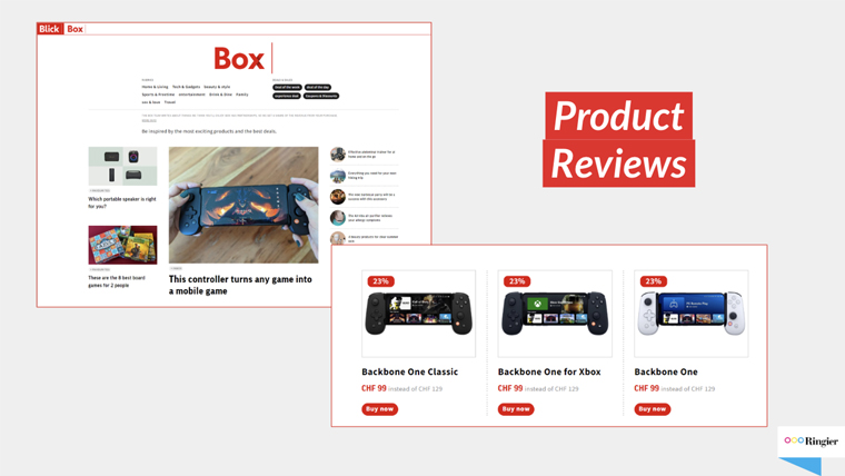 Ringier expanded its e-commerce options to enhance its revenue strategy.