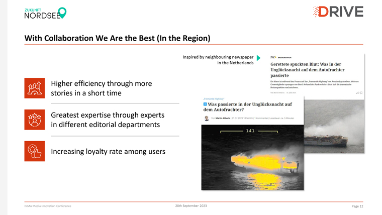 The collaboration has increased readership and Web site engagement.