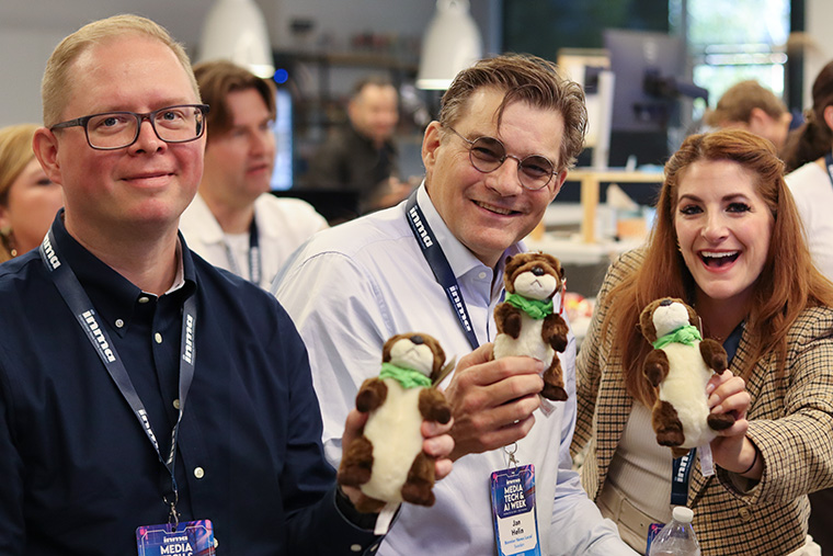 INMA study tour attendees take home an adorable reminder of their time at Otter.