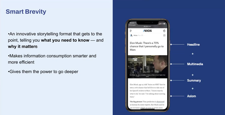 A company-wide philosophy helps drive Axios' digital transformation approach, Publisher Nicholas Johnston said.