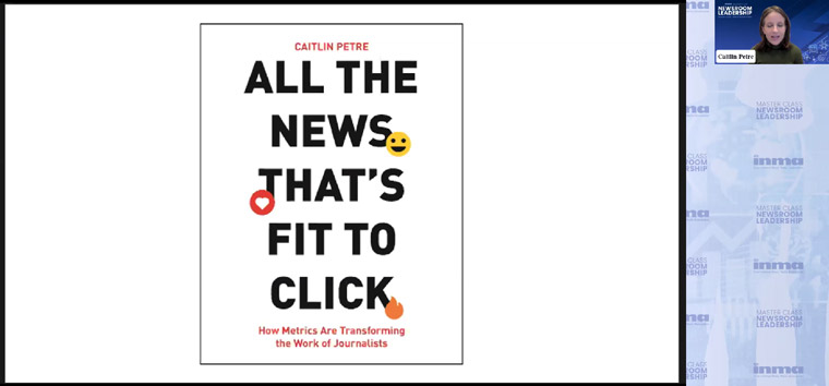 Caitlin Petre, author of All the News That's Fit to Click, says norms around use of data in newsrooms are still emerging.