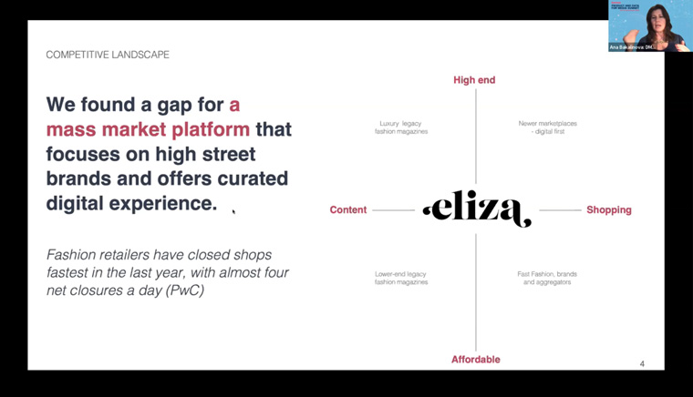 Ana Bakalinova, head of product at Eliza, shares information about their niche target.