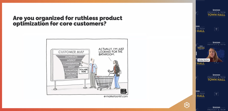 Companies must look from the outside in to optimise for core customers.