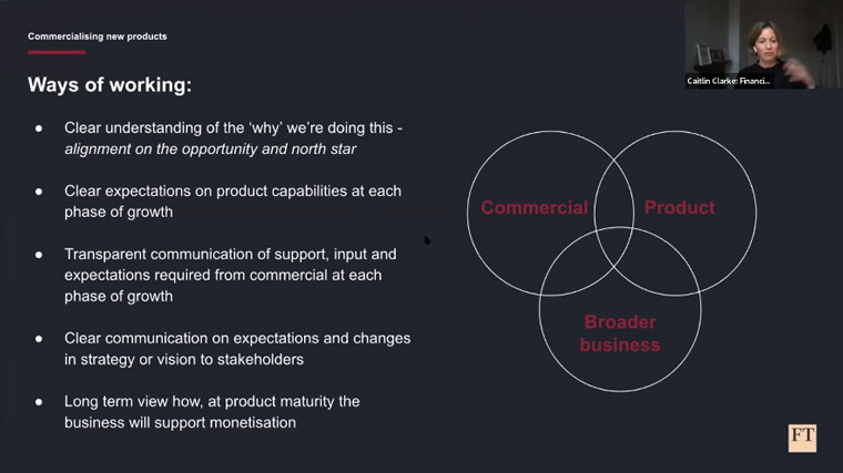 At the heart of monetisation strategy development lies clear communication about value and goals, Caitlin Clarke, global head of strategy and growth at Financial Times, said. At the heart of monetisation strategy development lies clear communication about value and goals, Caitlin Clarke, global head of strategy and growth at Financial Times, said.